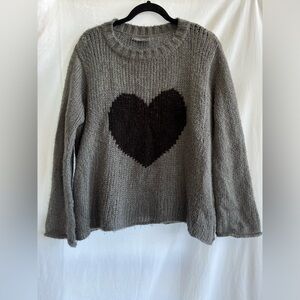 Wooden ships Heart sweater